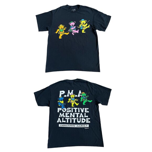 chinatown market Other - Chinatown Market x Grateful Dead Men’s PMA T Shirt Sz L Dancing Bear Black